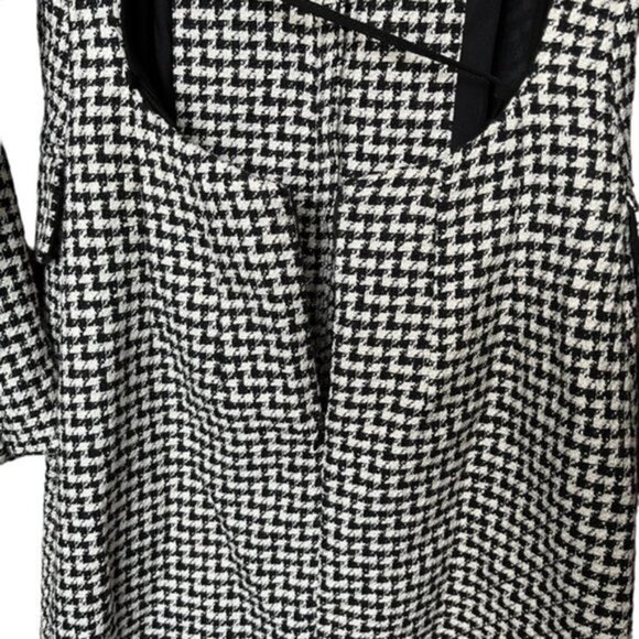 NWT Zara Houndstooth Blazer Dress Black / White 8342/334 Women Size XS - Picture 6 of 16